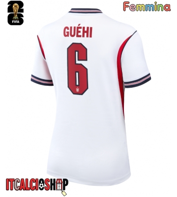 Inghilterra Marc Guehi #6 Prima Maglia Femmina Mondiali 2026 Manica Corta